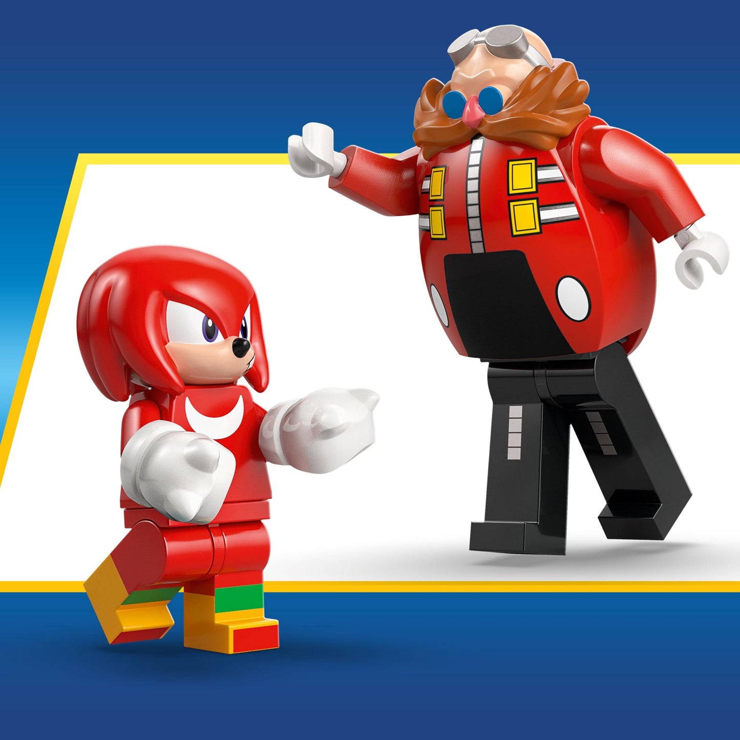 LEGO Sonic The Hedgehog Knuckles vs. Dr. Eggman Egg Crusher Mech Building Toy - Pretend Play Building Blocks W/2 Minifigures for Kids, Ages 8+ - Gift Idea for Boys, Girls, & Any Gaming Fans - 77005