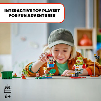 LEGO Super Mario Adventures with Interactive Mario, Bowser Jr.’s Clown Car Playset Vehicle, Yoshi Toy & Playset, Nintendo Toy Gift for Boys, Girls and Gamers Ages 6 and Up, 71439