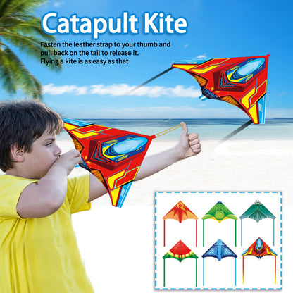 YongnKids 6 Pack Mini Kite for Kids&Adult, Finger Launcher Kites Easy to Fly on Beach| Park|Plaza|Garde|Backyard, Birthday Easter Gifts for Boys Girls Ages 3 4 5 6 7 8-18 Years Outdoor Toys