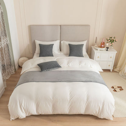 Eseriallen Bed Runner King Size,Gray Bed Runner for Foot of Bed Cushions Set 180X45cm for 1.2m Bed