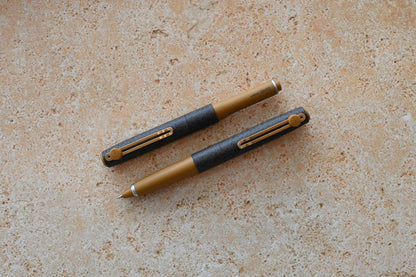ZENTO Signature Model Ballpoint Pen Limited Stone Brass 0.5mm Ink Color Black Premium Metal Body UBZHT05.ST With Original Stylus Ballpoint Touch Pen