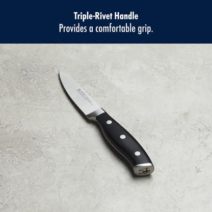 HENCKELS Forged Accent Razor-Sharp 2-pc Paring Knife Set, German Engineered Informed by 100+ Years of Mastery,Black