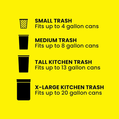 Glad ForceFlex Tall Kitchen Drawstring Trash Bags, 13 Gal, Gain Original, 110 Ct (Package May Vary)