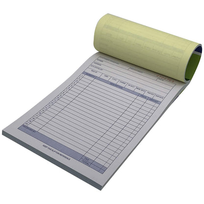 10 Pack Large Sales Order Book Receipt Invoice Duplicate Carbonless 50 Sets 5.5" X 8"5