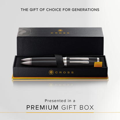 Cross Coventry Black Lacquer Pen and Pencil Gift Set