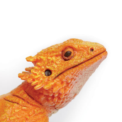Safari Ltd. Bearded Dragon Figurine - Detailed 8.5" Plastic Model Figure - Fun Educational Play Toy for Boys, Girls & Kids Ages 18M+