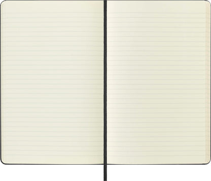 Moleskine Classic Notebook, Large, Ruled, Black, Hard Cover (5 x 8.25)