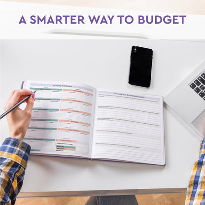 Dow Janes Planner Panda Planner Budget Planner 2026 Financial Planner – Monthly Budget Planner & Bill Payment Tracker, Expense Tracker Notebook, Budget Book, 8.5 x 11 Softcover Purple 120gsm