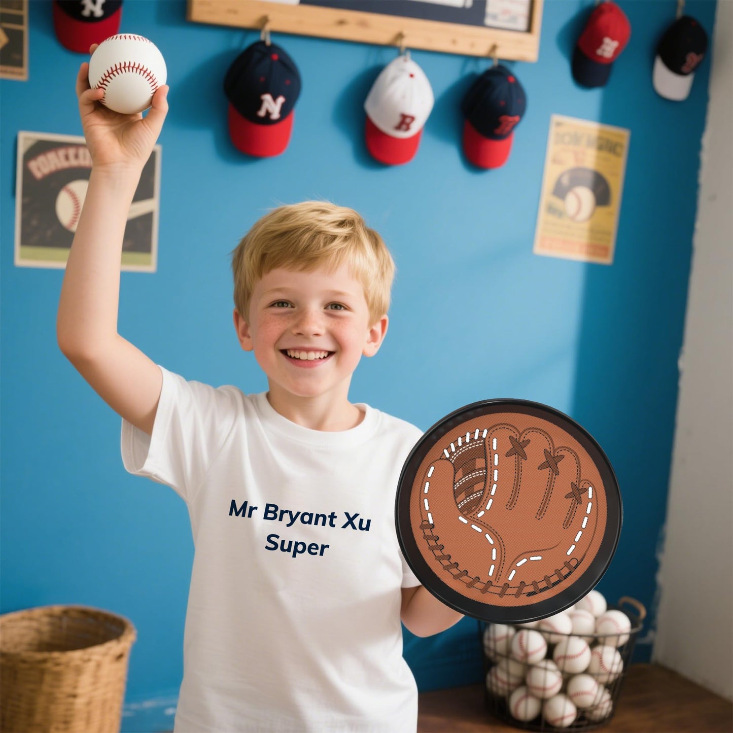 New 2026 Toss and Catch Game Ball Set Beginner Baseball Training Glove - Premium Toy Paddle Fits All Hand Sizes Toddlers Teens & Adults, Fun Gift Idea for Boys & Girls Toddler Baseball Glove (4 Pack)