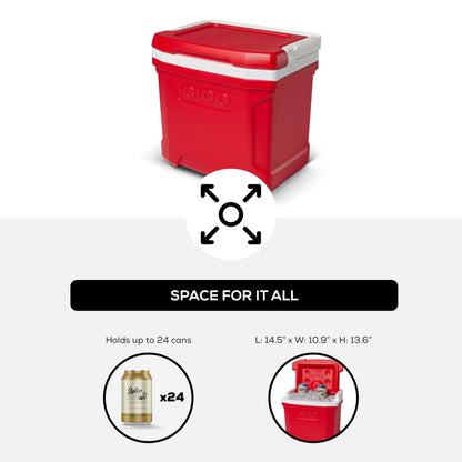 Igloo Profile II 16 Quart, red
