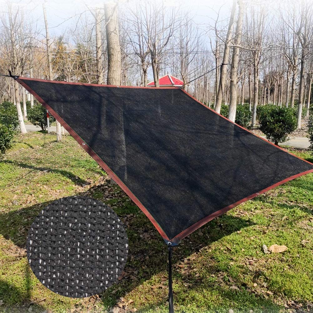 winemana 70% Black Shade Cloth, 10 x 12 FT Durable Mesh Tarp with Grommets, Resistant Garden Sun Shade Netting with Taped Edge for Plant Cover, Greenhouse, Patio, Tomatoes, Chicken Coop, Barn Kennel