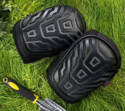 Rockland Guard Work Knee Pads for Men & Women - Professional Heavy Duty Knee Pads for Work in Construction, Flooring, Gardening, Roofing - Protective Gel Cushion Padding, Adjustable via Clip-On Straps