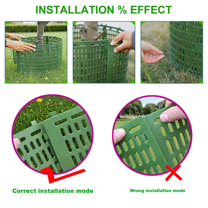 KAOXIYU Tree Trunk Protector-6 Large Size Pack Plant and Tree Guard Protector Paragraph,Garden Protection Tree Wraps Cages for Damaged Bark, Extendable Shrub Protectors from Trimmers