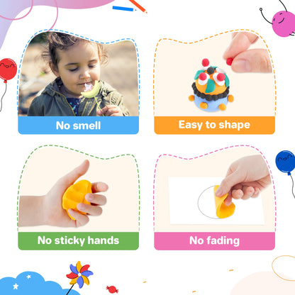 Air Dry Clay 102 Colors, Modeling Clay for Kids, DIY Model Magic Clay, Molding Clay Kit with Sculpting Tools, Non-Sticky Soft and Super Light, Arts and Crafts Gift for Boys Girls Kids