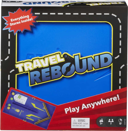 Mattel Games Travel Rebound, Portable Kids Game for 5 Year Olds and Up, Multi