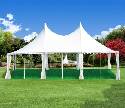 House, Home and More Outdoor Turf Rug - Green - 10 Feet X 15 Feet