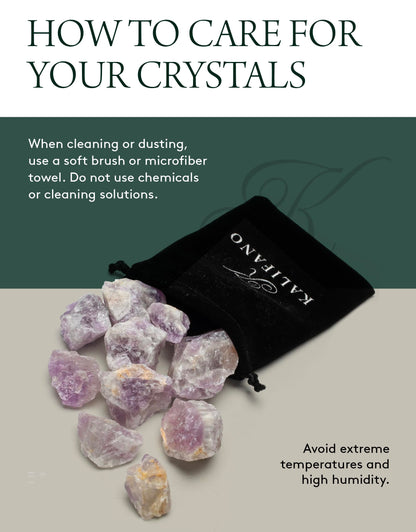 KALIFANO Rough Amethyst 10 Stone Bulk Bundle with Healing & Calming Effects - High Energy Raw Amatista - Reiki Crystal Used for Rock Tumbling and Lapidary (Family Owned and Operated)