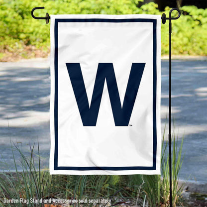 Chicago Baseball Team W Win Double Sided Garden Flag