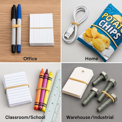 Upgrade Office Supply UPG225117B Rubber Bands, Size 117B (7 x 1/8), 200 Bands, 1 lb Box, USA