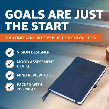 90 Day Goal Planner and Life Planner to Reclaim Your Purpose. Undated Daily, Weekly, Monthly Habit Tracker, Gratitude Journal, 10 Productivity Tools in One for Men & Women Ready to Rise Again