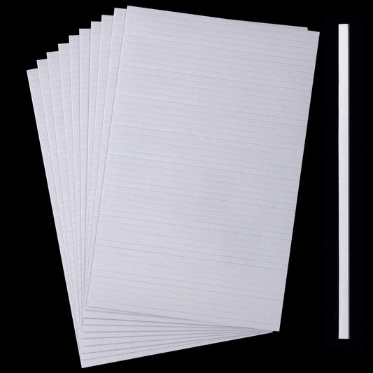 Outus 20 Sheets Foam Strips 1000 Pcs Double Sided Adhesive Foam Tape 3D Craft Tape for DIY Handmade Mini Stickers for Art Crafts Scrapbooking Card Making Office Supplies, 5.91 x 0.12 Inches