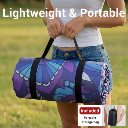 memKiya 60x80" Picnic Blankets Waterproof Outdoor Huge Sand Free Beach Blanket Windproof Soft Patio Concert Ground Mats Backpacking Camping Travel Essentials Summer Outside Hawaii Vacation Stuff Gifts