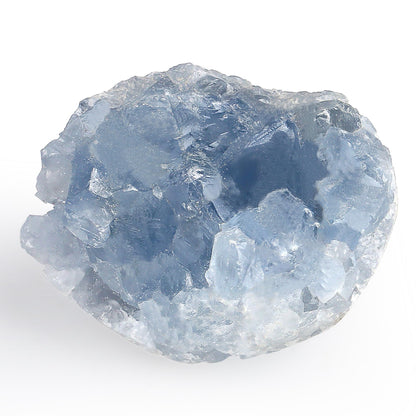 ZHIYUXI Celestite Crystals Aquamarine Stone Rocks Gems Blue Crystal Gemstones Cluster Geodes Raw Crystals Aquamarine Crystals Natural Rock Gem Stones Collection Reiki Geode Energy Balance 1pc 50-70g