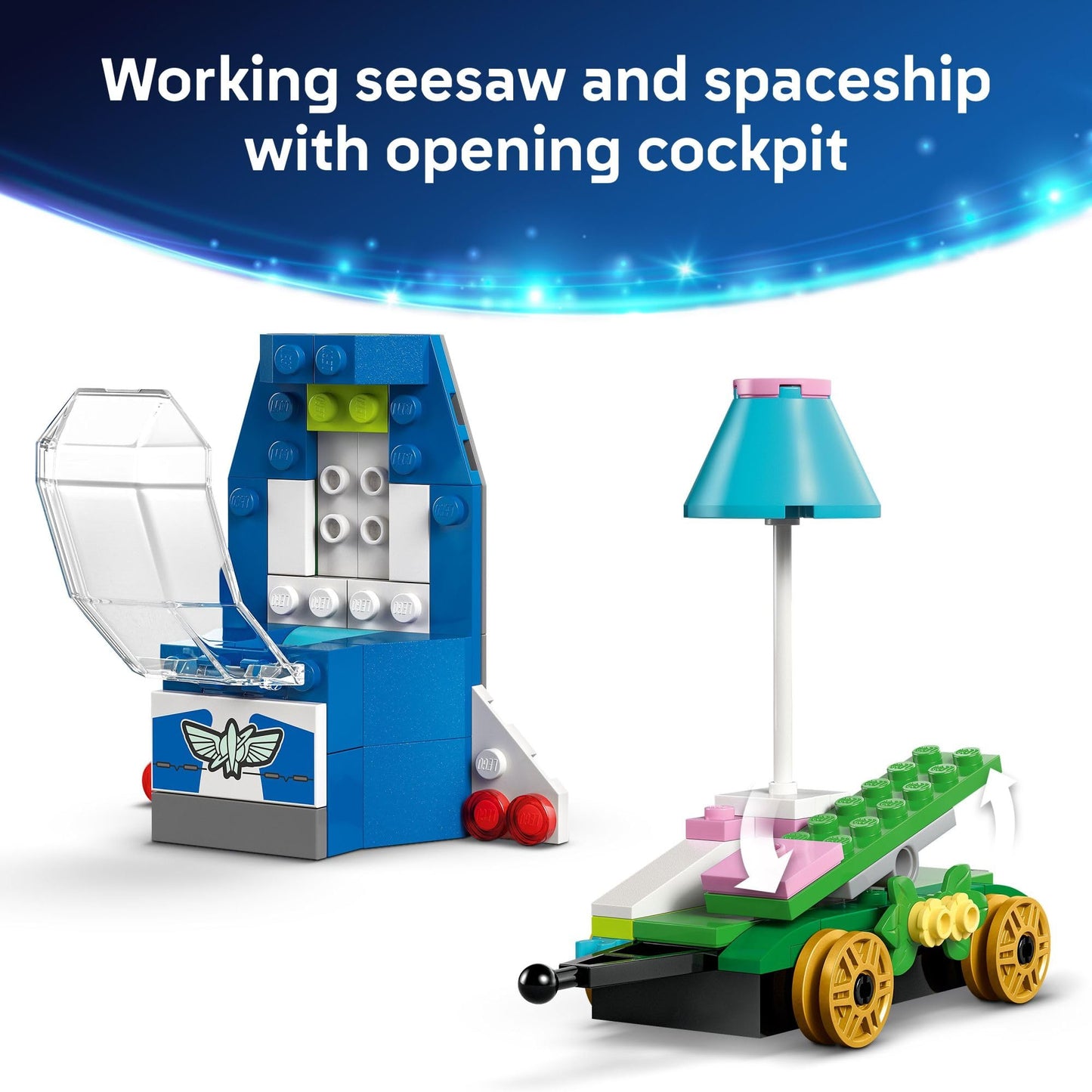 LEGO Disney and Pixar’s Toy Story Celebration Train & RC Car Toddler Toy - Sensory and Pretend Play Building Set for Preschool Boys and Girls, Ages 4+ - Disney Gift Idea for Birthdays - 43264
