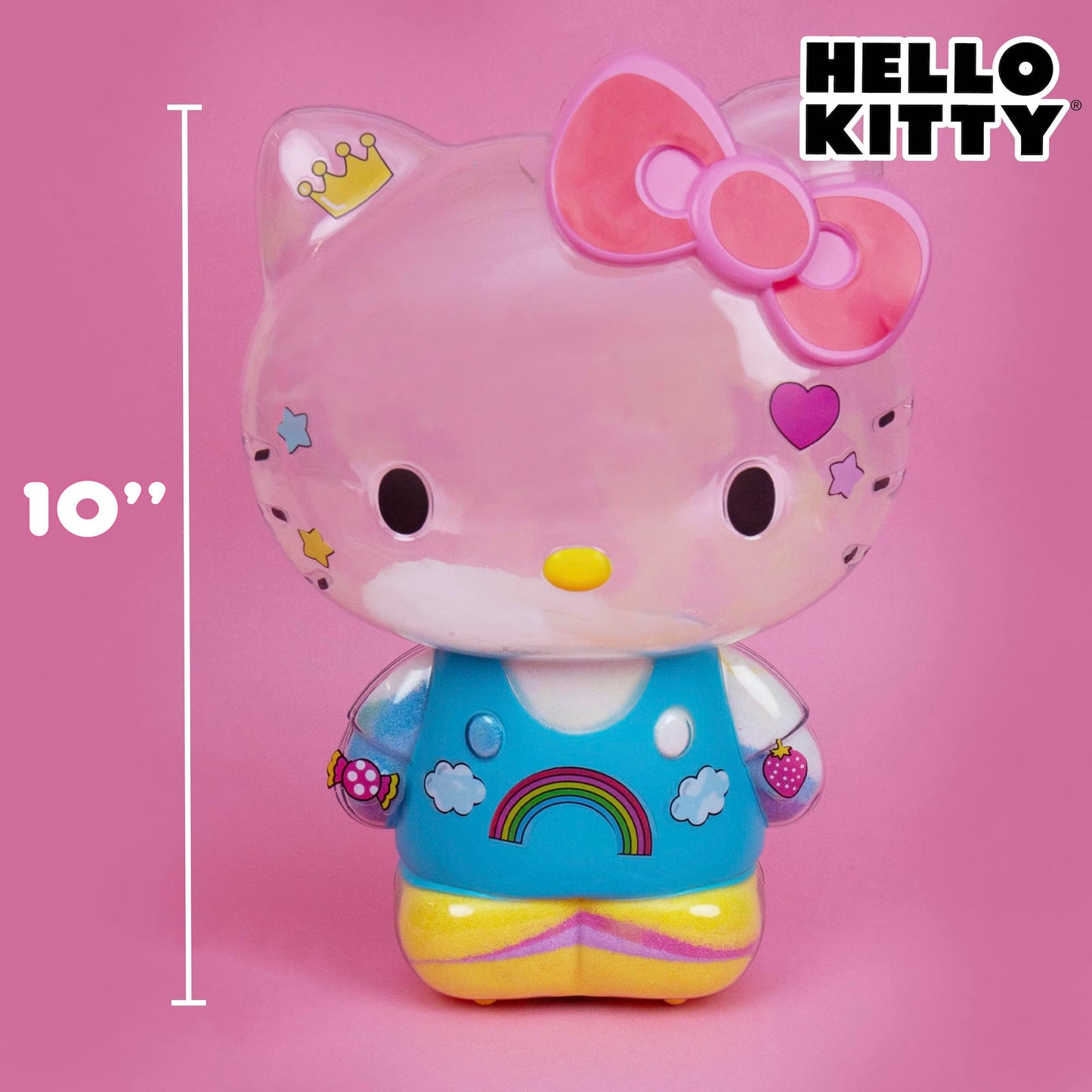 Hello Kitty Activity Doll, Reusable Hello Kitty Toys, Fill with Sand Art or Water, Includes Waterproof Doll, Shovel and Funnel, Sensory Toys for Kids, Great Toddler Activities, Toddler Travel Toys