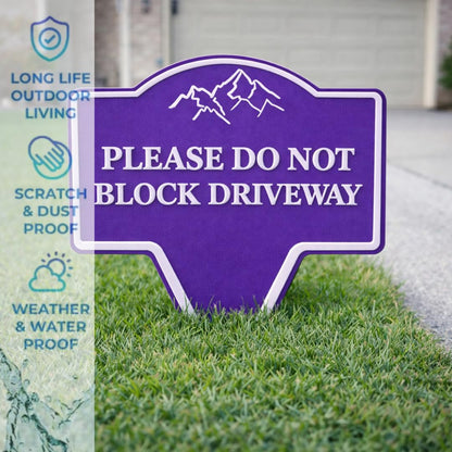Custom Yard Stake Sign – Personlized Text, 8"x10"–11"x13", Safety Notices, Delivery Instructions, Children at Play, Pet Warnings, Easy Ground Install, Weatherproof PETG, Made in USA