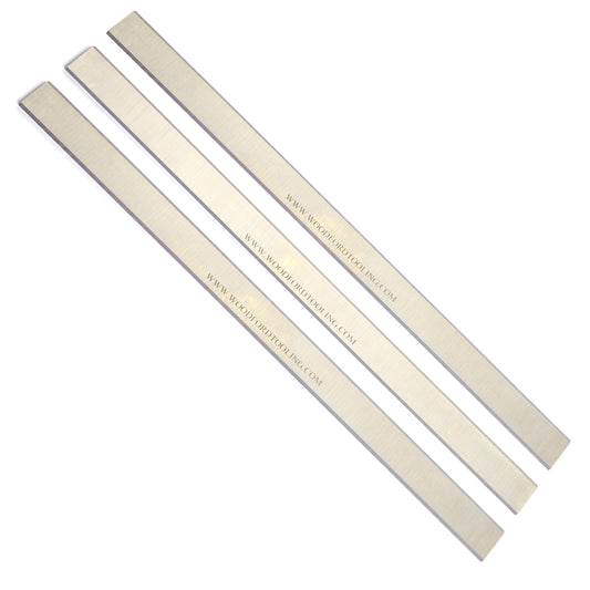 for Freud C310 Planer Jointer Knives 4 x 5/8 x 1/8 Inch Industrial Planer and Jointer Knives for Craftsman 315.23720, Magnate PK0401H, CMT 794.101, Delta 37-290, Boice, Cran - Set of 3