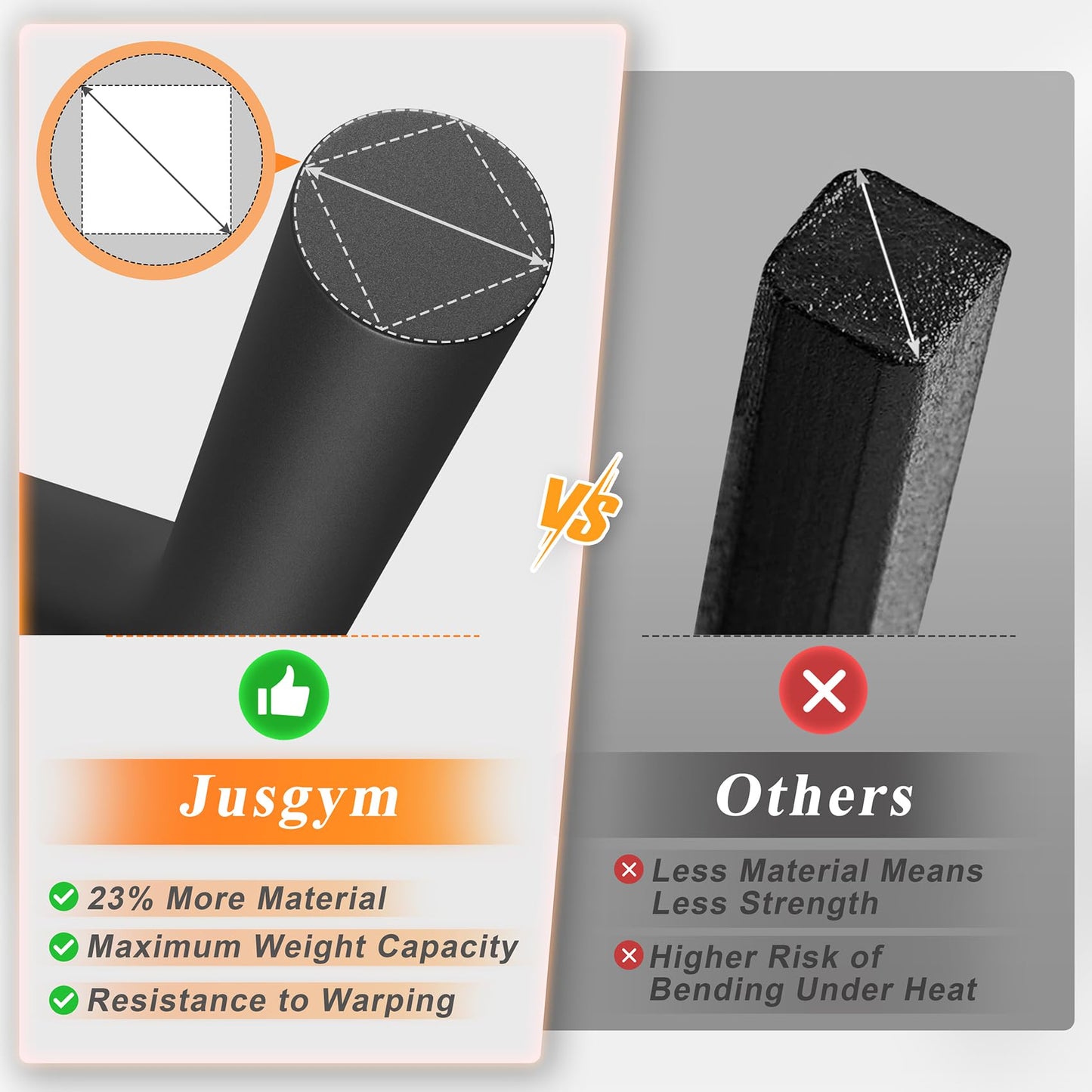Jusgym Fireplace Grate 24 Inch with 8 Support Legs, Round Solid Steel Heavy Duty Fireplace Log Holder with Fire Tongs & Poker, Fireplace Log Grate for Indoor Fireplace and Outdoor In-ground Firepit