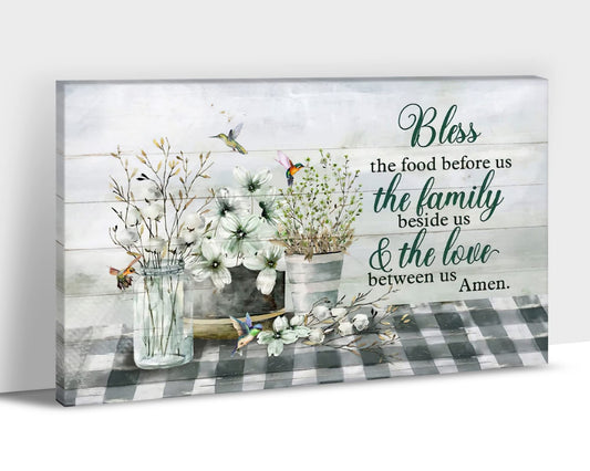 GUTTATY Kitchen Canvas Wall Art - Rustic Farmhouse Kitchen Scene Pictures for Wall Decor, Framed Canvas Print For Dining Room 12x18 Inches