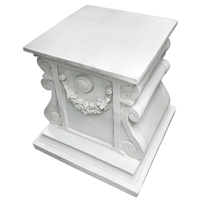 Design Toscano NG314100 Statuary Garden Base Riser, Large, Classic Plinth