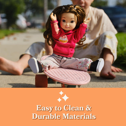Jilly Bing Riley Mixed Baby Doll - Authentic Asian and Caucasian Multicultural Baby Dolls for Kids, Gifts for Kids Encouraging Imaginative Play and Cultural Representation, Gifts for Girls & Boys