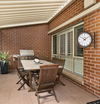 Town Crier Double Sided Outdoor Clock by Bulova
