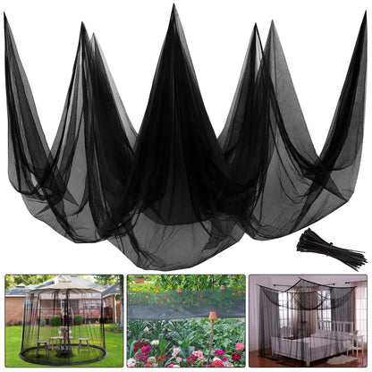 39 x 10 Ft Mosquito Netting, Garden Bird Netting for Patio, Insect Mosquito Net for Plant Protection Breathable Mesh Garden Plant Covers Protect Vegetables Fruits from Birds Bugs