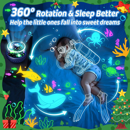 COOLNIGHT Night Light for Kids,93 Lighting+3 Films Kids Night Light Projector,Remote+Dimmable Star Projector,360° Ceiling Stars Glow in The Dark Stars,Christmas Gifts for 4 Year Old Boy Birthday Gift