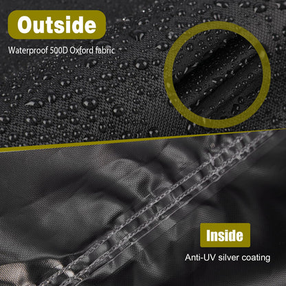 Aidetech Propane Fire Pit Covers 19-inch for Outland Living Portable Propane Fire Pit, Waterproof Firebowl Covers Outdoor Firepit Cover-19" D x 11" H