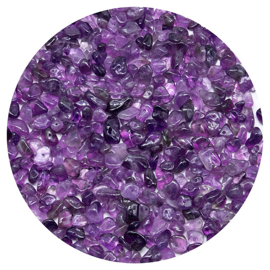 Natural Chip Stone Beads 450pcs Amethyst Chips 5-8mm Genuine Real Irregular Healing Crystal Rocks Hole Drilled DIY Loose Gemstone Beads for Jewelry Making Bracelet Earrings Necklace Crafting
