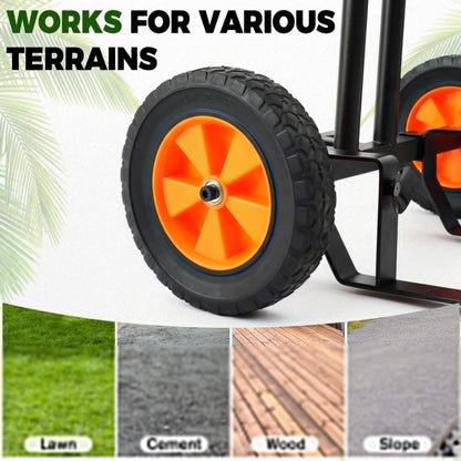 AUROPEAK Rolling Plant Caddy with Wheels Heavy Duty, Plant Dolly with Adjustable Forks and Grips,Suction Cups,Potted Plant Mover,Indoor & Outdoor Plant Trolley Cart with Strap for Planter Flower Pots