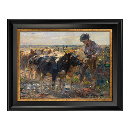 FOLKOR Plein Art Frame for 18x24 Canvas Oil Paintings Diamond Art Prints, No Glass & Backing, 1.7" Wide Vintage Gallery Wall Frame for Coffee Book Shop Dining Room Kitchen Decor (Black Gold)