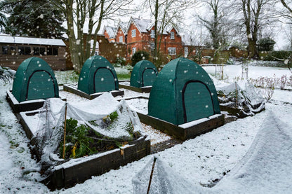 YAMYGA Winter Plant Covers for Snow and Ice Protection Shrub Cover Freeze Protection Plant Tent Protect Outdoor Plant and Potted Plant from Snow Frost Sun and Animal with Zipper Door 22*22*22 (2Packs)
