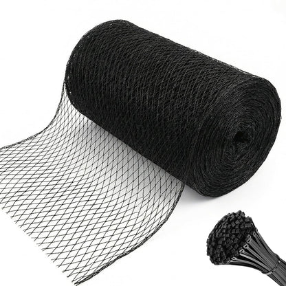 Bird Netting，7.5 x 100 FT Garden Netting Bird Net for Chicken Coop, Poultry Netting Fence for Fruit Trees, Plants and Vegetables Against Birds, Deer, Squirrels and Other Animals