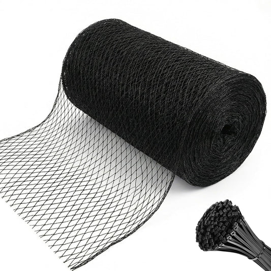 Bird Netting，7.5 x 100 FT Garden Netting Bird Net for Chicken Coop, Poultry Netting Fence for Fruit Trees, Plants and Vegetables Against Birds, Deer, Squirrels and Other Animals