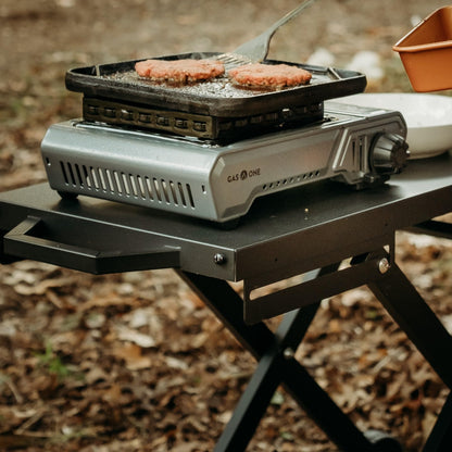 GasOne GS-5900A 15,000 BTU Portable Butane Camping Stove with Heavy Duty Case: Automatic Ignition, High Output, Precise Heat Control - Camping & Tailgating and Outdoor Cooking