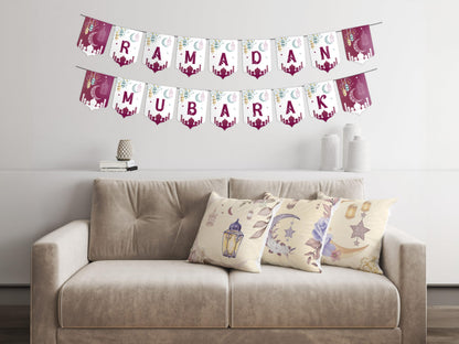 OLEEK eid mubarak banner- eid decorations for home 2026 - eid mubarak decorations - eid decor - ramadans mubarak decorations - eid decoration - eid and ramadan banner