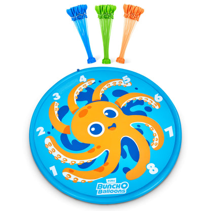 Original Bunch O Balloons Octopus Splash Pad with 100+ Rapid-Filling Self Sealing Water Balloons by ZURU, Water Balloon for The Whole Family, Kids, Teens and Adults, No Stress Summer and Outdoor Toy