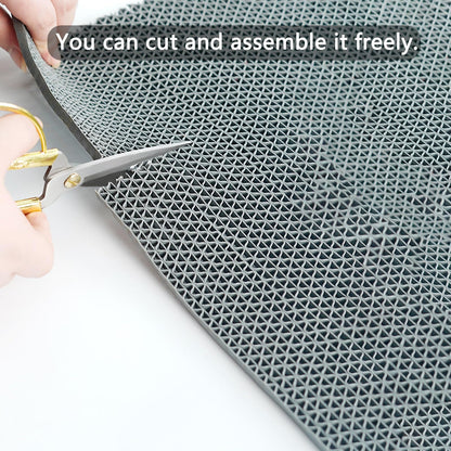 NOBBAT Non Slip Kitchen mat,Non Slip mat,Multipurpose Non Slip Mat,PVC Anti Slip Rug Pads,Anti Slip Rug Underlay Carpet Grip Mat for Home,Office,Cars(Gray,1.2mx1m)