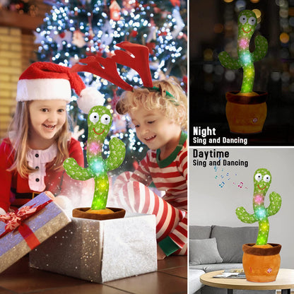 Emoin Talking Cactus Toy, Interactive Toys Dancing Cactus Toy Mimicking Repeating What You Say, Toddler Infant Baby Toys Gifts for 6 7 8 9 10 Month Old Baby Toys for 1 2 3 Year Old Boy Girl